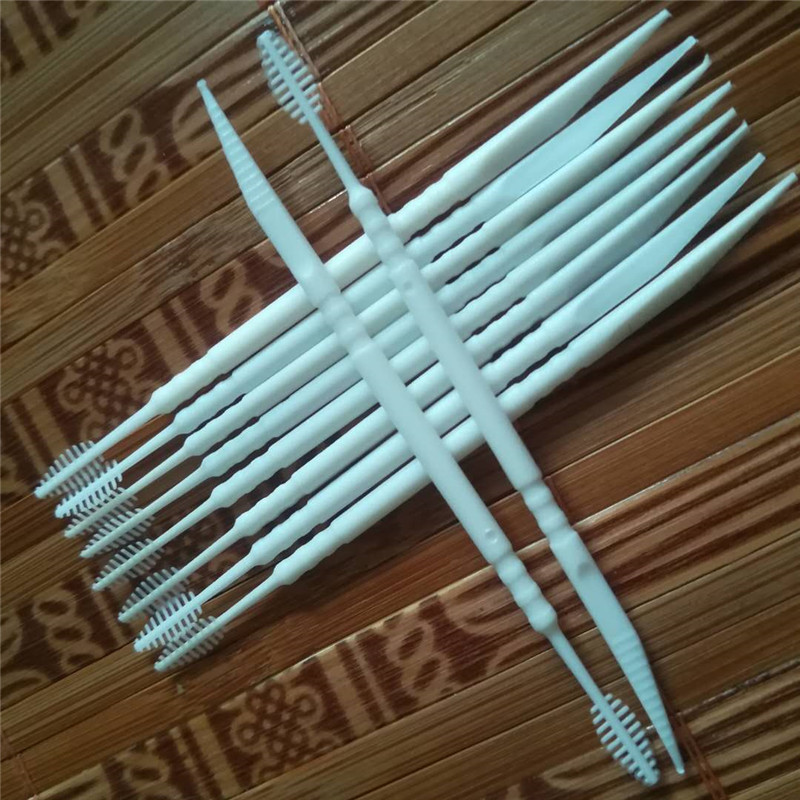 Bamboo Toothbrush - 300 buah/kantong dua ujung tongkat gigi