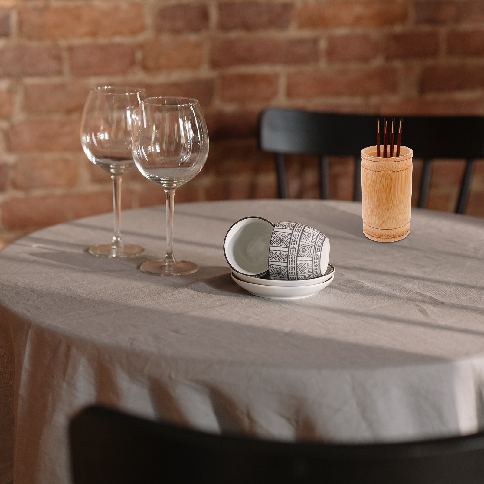 Bamboo Cutlery - Rak Sumpit Bambu, Tempat Penyimpanan Peralatan
