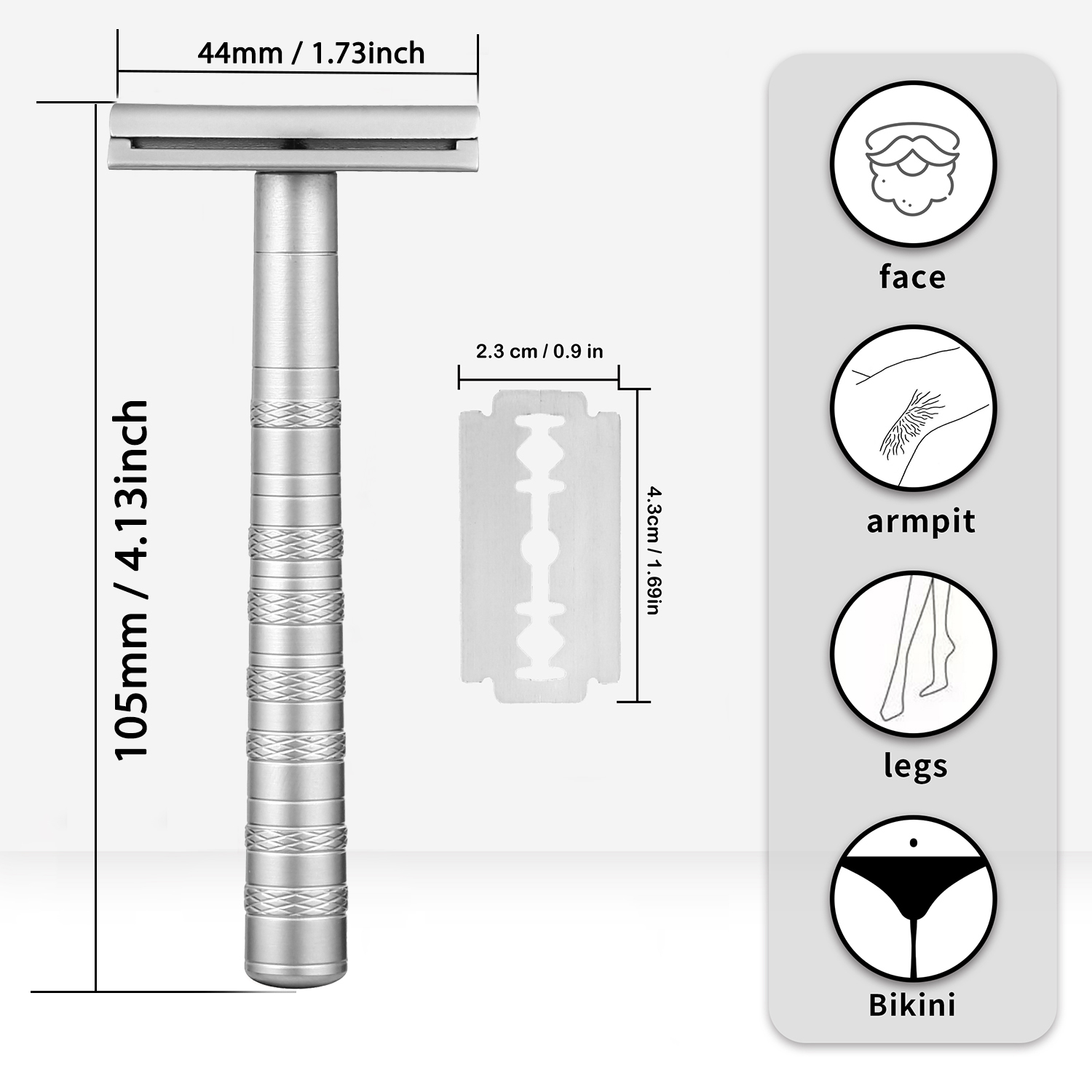 Pisau Cukur Double Edge dengan - Safety Razor Handle ulasan dan harga