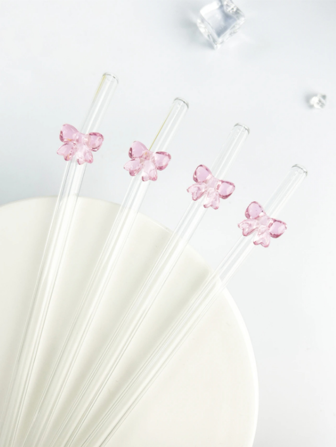 1/6 Buah Sedotan Kaca Ikatan S - Reusable Straw ulasan dan harga
