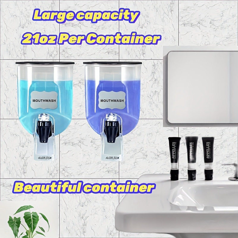 2 Buah Dispenser Obat Kumur 60 - Reusable Bottle ulasan dan harga