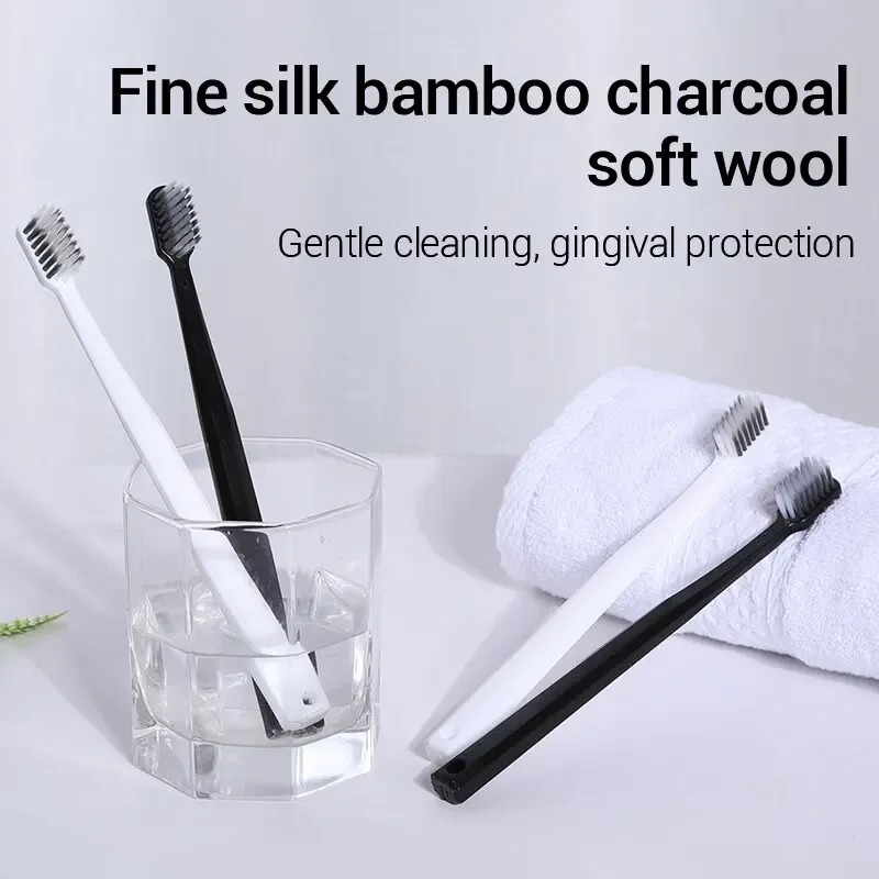 2-10 Buah Sikat Gigi Arang Bam - Bamboo Toothbrush ulasan dan harga