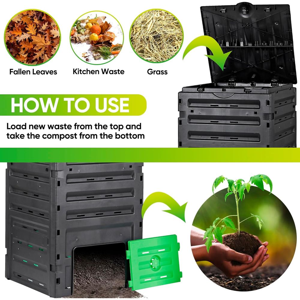 Tempat Kompos Taman 120 Galon  - Compost Bin ulasan dan harga