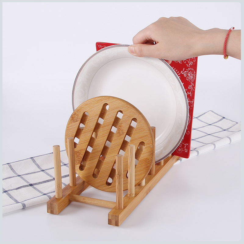 Rak pengeringan dapur, rak dap - Bamboo Cutlery ulasan dan harga
