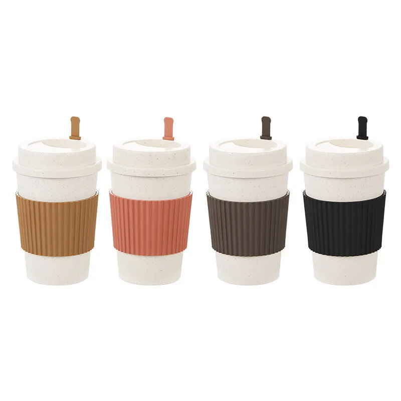 Cangkir kopi 450ML dengan tutu - Reusable Straw ulasan dan harga