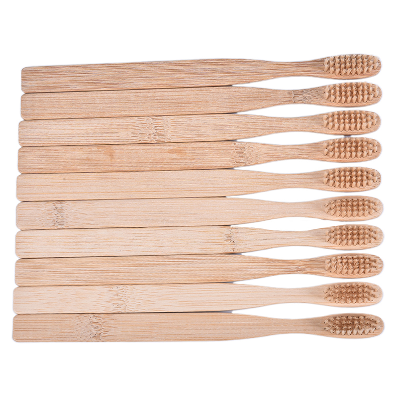 10 Buah/Set Sikat Gigi Serat B - Bamboo Toothbrush ulasan dan harga